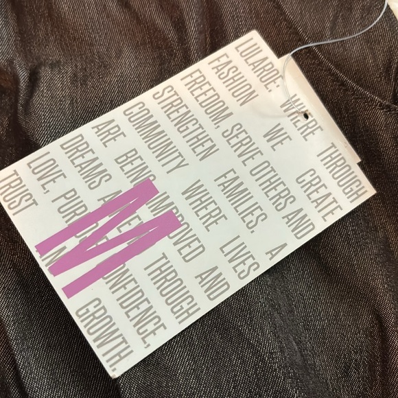 LuLaRoe Chocolate Brown Marsha Midi Skirt - Picture 6 of 11